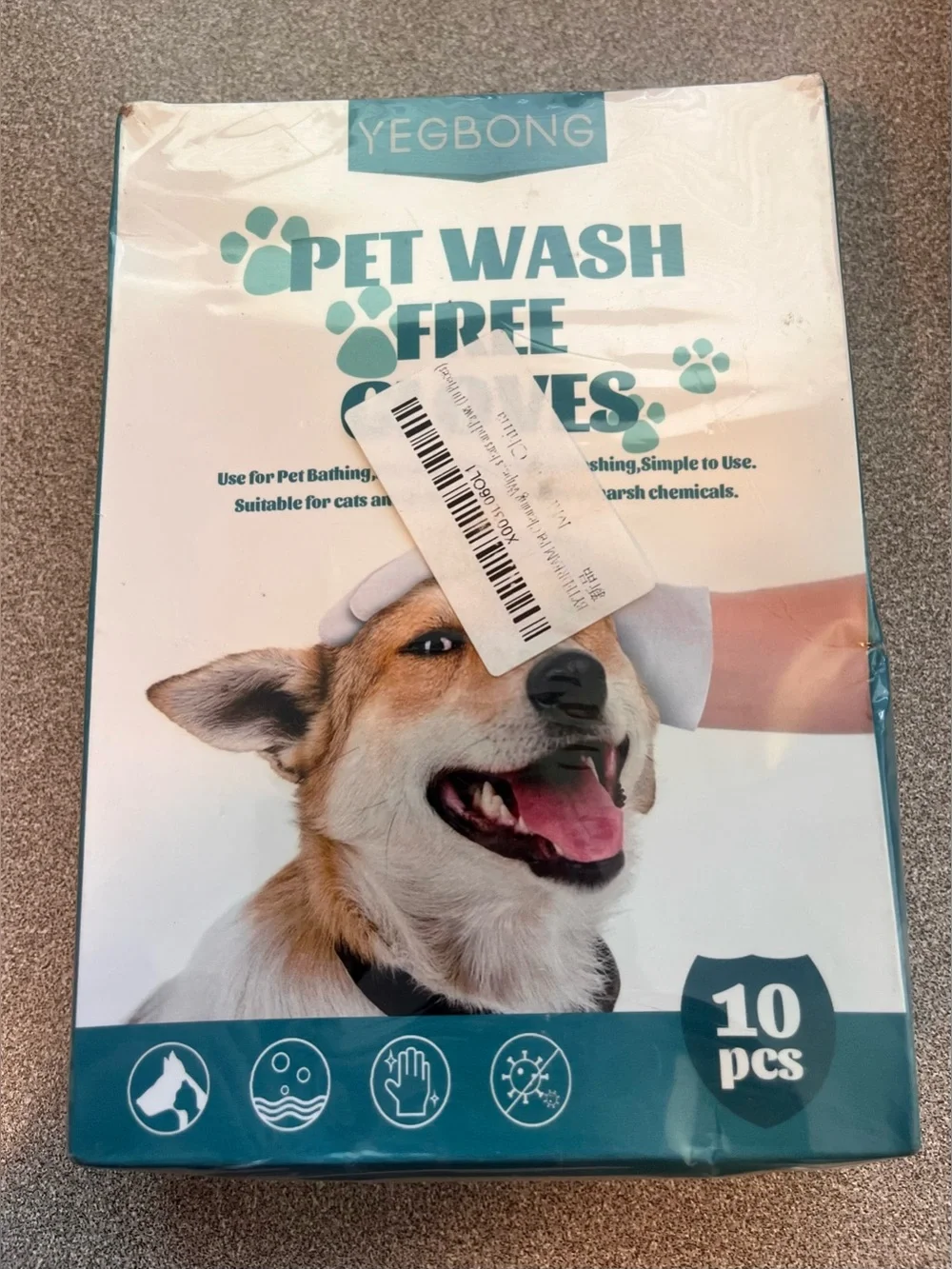 BYTEDREAM Dog Grooming Wipes X - Herbal Dog Cleaning & Deodorizing Wipes for Paw
